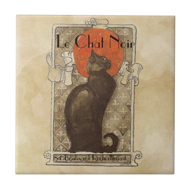 Le Chat Noir Tile (Front)