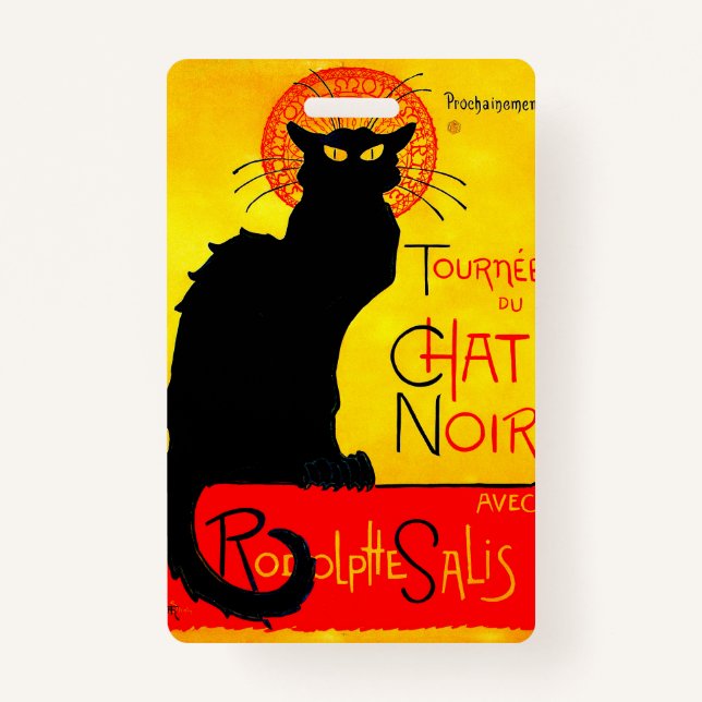 Le Chat Noir Vintage Badge (Front)