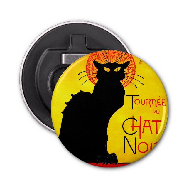 Le Chat Noir Vintage Bottle Opener (Front)