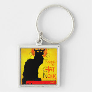 Le Chat Noir Vintage Keychain
