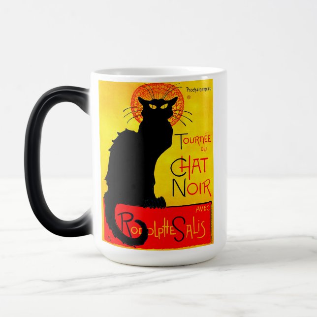 Le Chat Noir Vintage Magic Mug (Left)