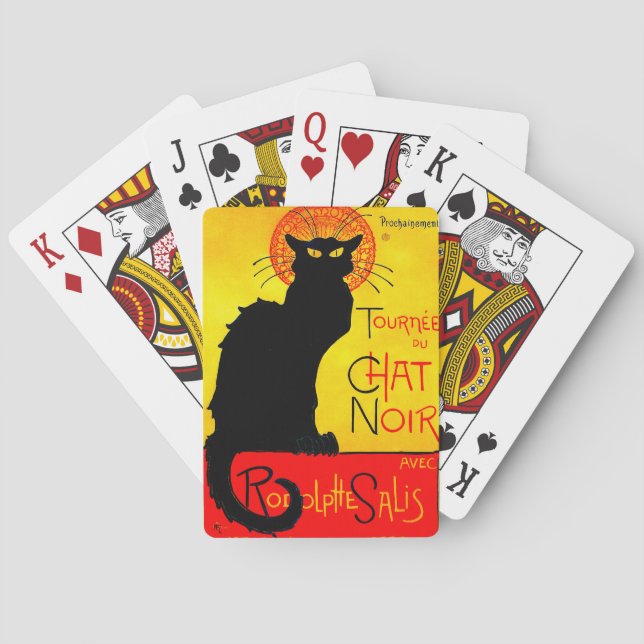 Le Chat Noir Vintage Playing Cards (Back)