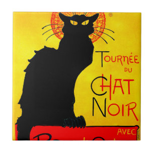 Le Chat Noir Vintage Tile