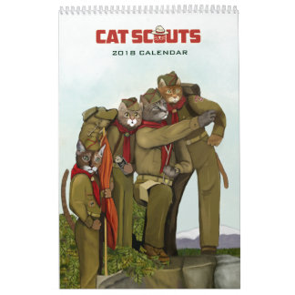 Le chat surveille le calendrier 2018-2019
