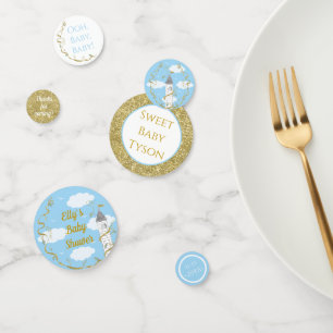 Le château de baby shower Confetti dans le ciel