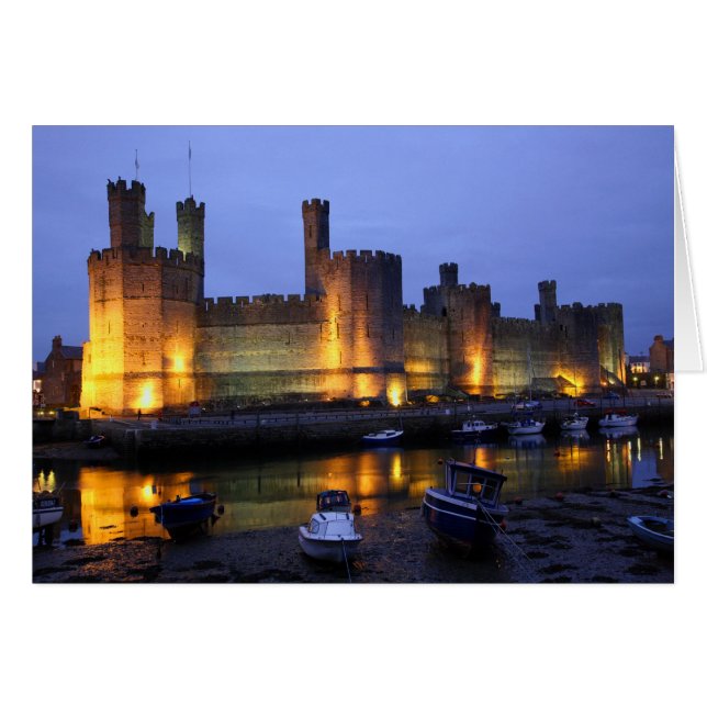 Le château de Caernarfon (Devant horizontal)