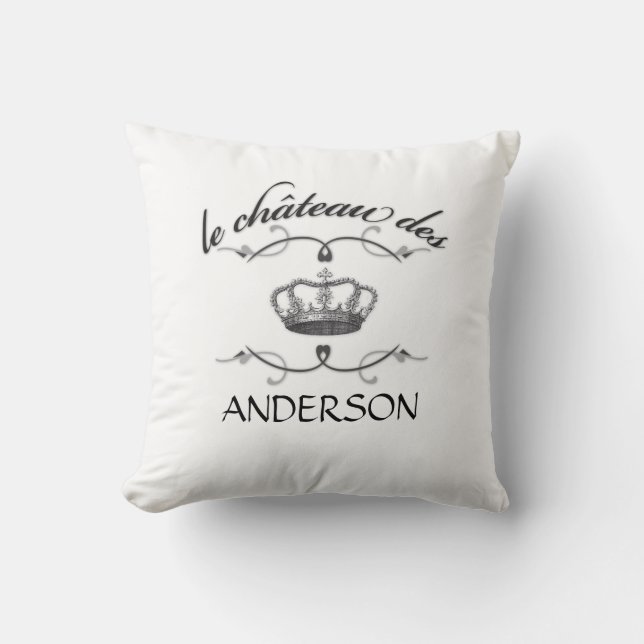 le chateau des YOUR NAME Throw Pillow (Front)