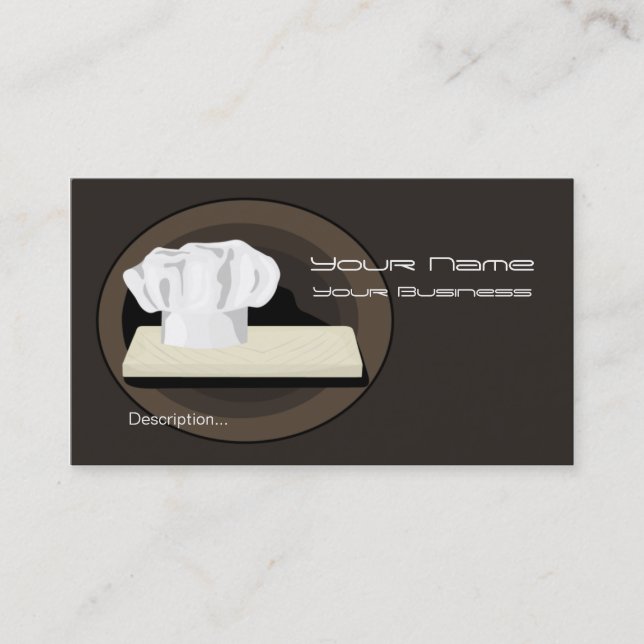 Le Chef Carte de visite (Devant)