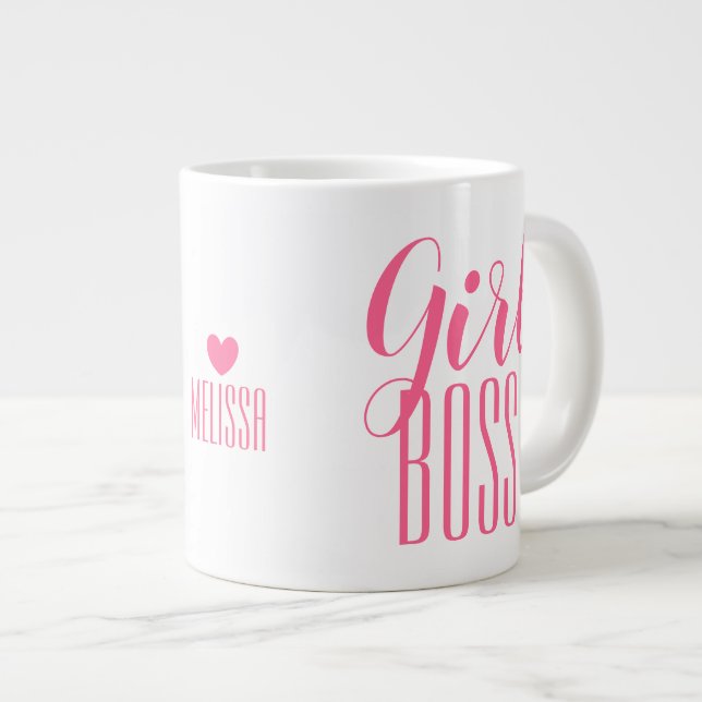 Le chef de la fille de la Mug Nom personnalisé Coe (Devant droit)