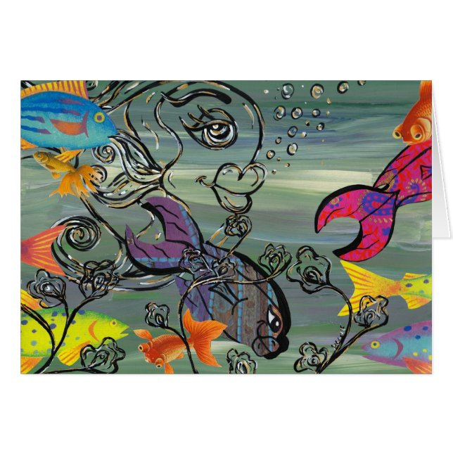 Le chèque-cadeau super d'aquarium (Devant horizontal)