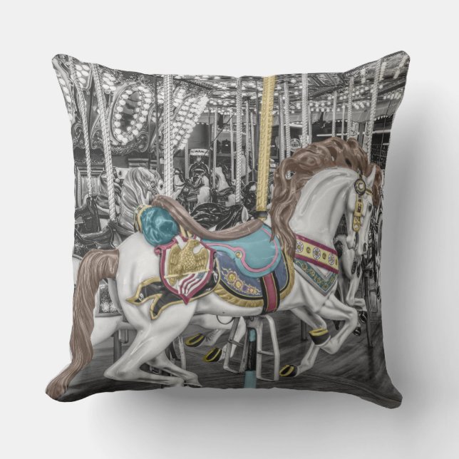 Le cheval extérieur de coussin se marient vont (Recto)