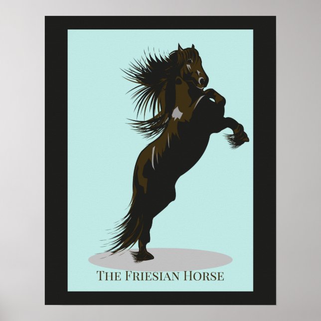 Le Cheval Friésien - Poster (Devant)