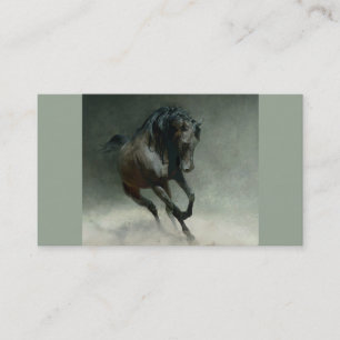 Le cheval I croient le carte de visite