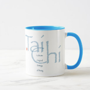 Le Chi de Tai cultivent la tasse (bleue) originale