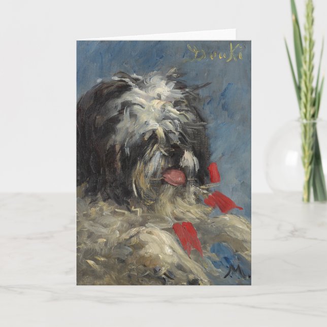 Le Chien ‘Donki’ | Édouard Manet Card (Front)
