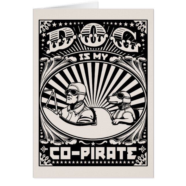 Le chien est mon Co-Pirate (Devant)