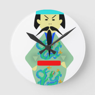Le Chinois Round Clock