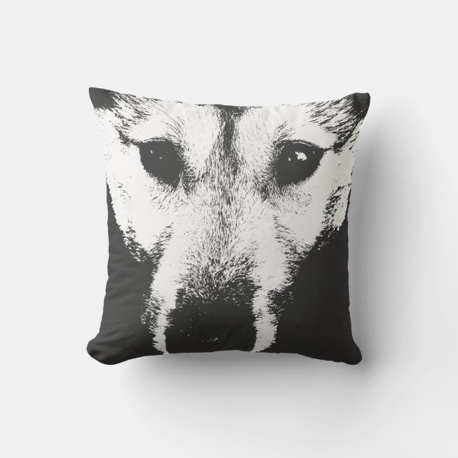 Le chiot de loup enroué de coussin repose des (Recto)