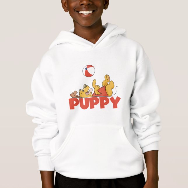 Le chiot joue des T-shirts et des cadeaux (Devant)