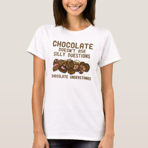 Le chocolat comprend le T-shirt drôle