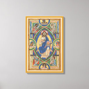 Le Christ dans la Majesté toile étirée Imprimer