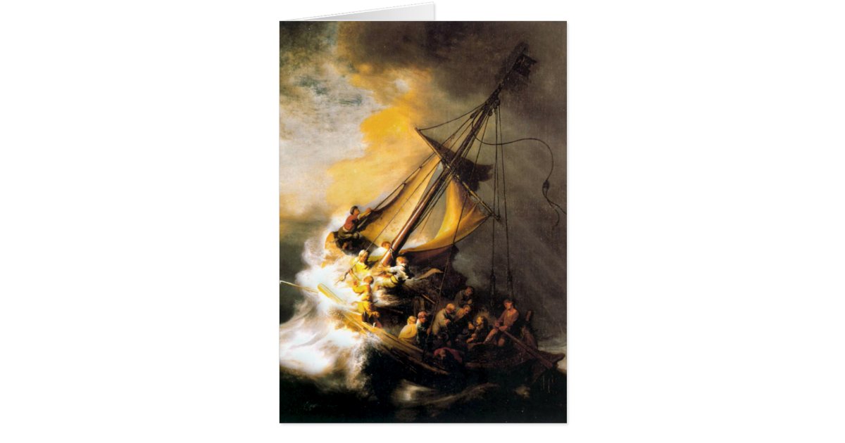 Le Christ dans la tempête sur la mer de la Galilée | Zazzle.ca