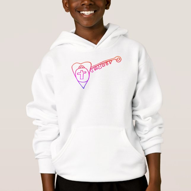 Le Christ est le Sweat - shirt à capuche principal (Devant)