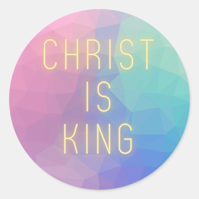 Le Christ moderne est Stickers King (Devant)