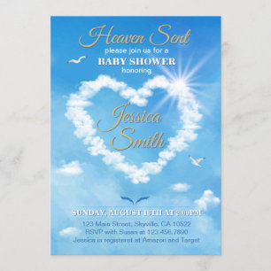 Le ciel a envoyé une invitation au Baby shower