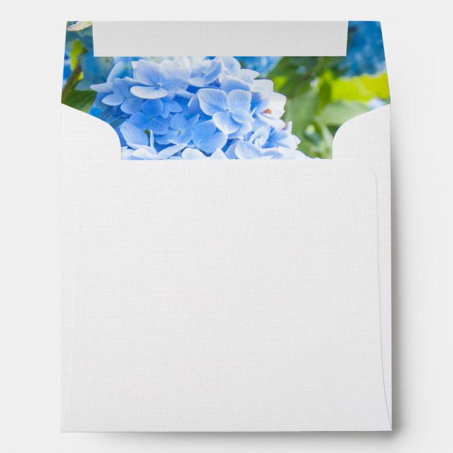 Le ciel bleu, enveloppe de faire-part de mariage c (Dos (Bas))