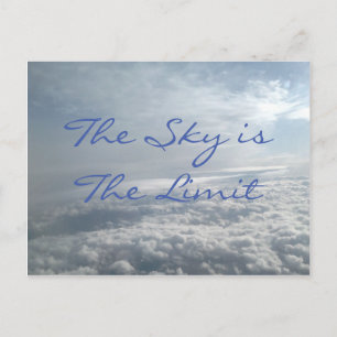 Le ciel est la carte limite et motivationnelle du 