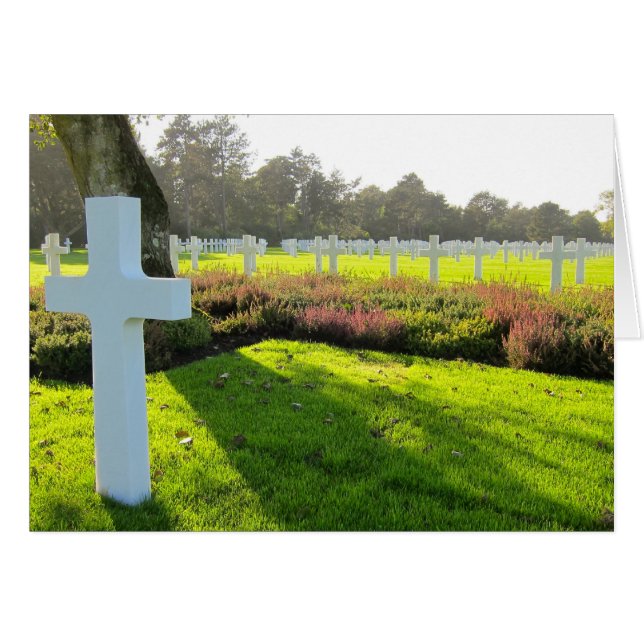 Le cimetière américain (Devant Horizontal)