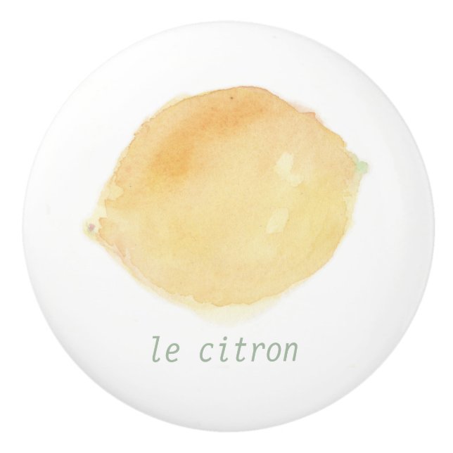 le citron ceramic knob (Front)