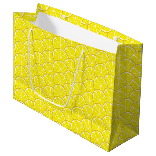 Le citron d'agrume d'été découpe le sac en (Devant Angle)