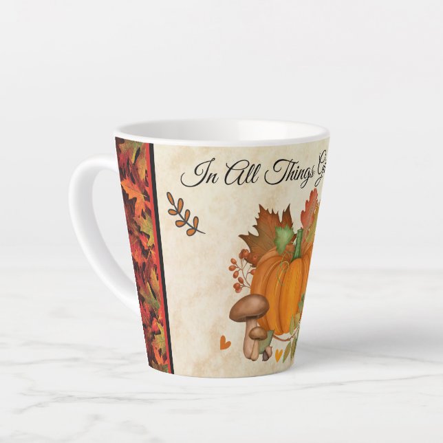 Le Citrouille de Thanksgiving Latte Mug (Angle gauche)