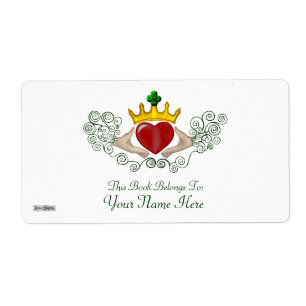 Le Claddagh (Plaque) (Couleur complète)