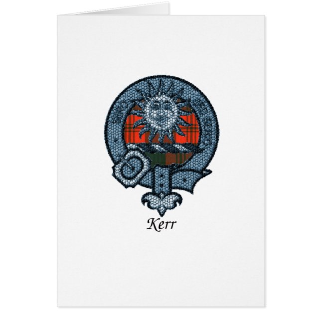 Le clan de Kerr Crest (Devant)