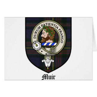 Le clan de Muir Crest le tartan d'insigne