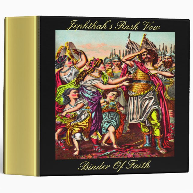 Le Classeur de Jephthah Rash Vow (Devant/Côté)