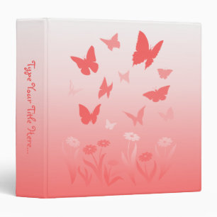 Le classeur de papillon personnalisent le classeur