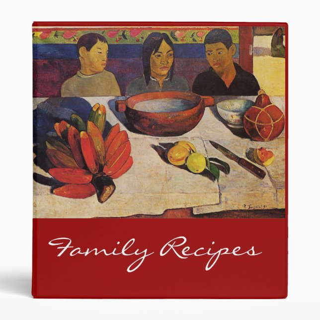 "Le classeur de recette de Paul Gauguin de repas" (Devant)