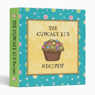 Le classeur de recette d'enfant de petit gâteau