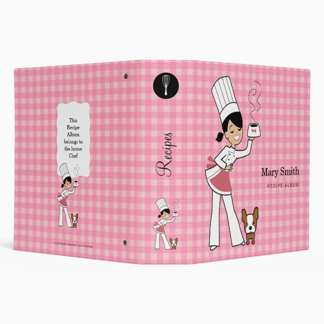 Le classeur de recette personnalisé le plus mignon (Arrière-plan)