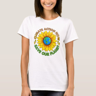 Le climat mars des personnes pour des T-shirts de
