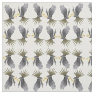 Le Cockatiel gris volant Parrots le tissu