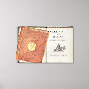 Le Code Civil des Francais' Canvas Print