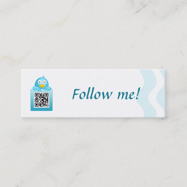 Le code de QR me suivent le modèle de carte de (Devant)