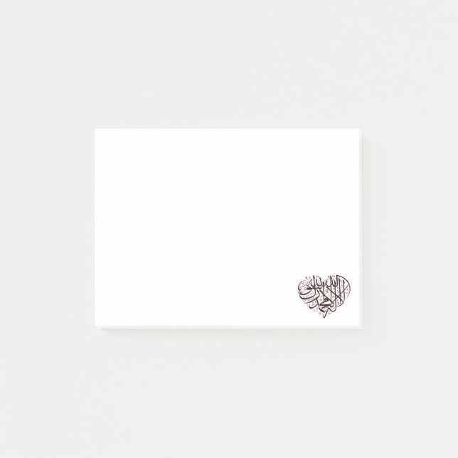 Le Coeur Accented Post-it Notes (Front)