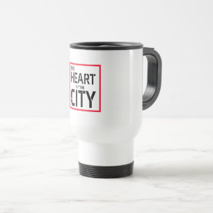 Le coeur de la ville Voyage / banlieue Mug