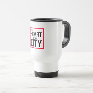Le coeur de la ville Voyage / banlieue Mug